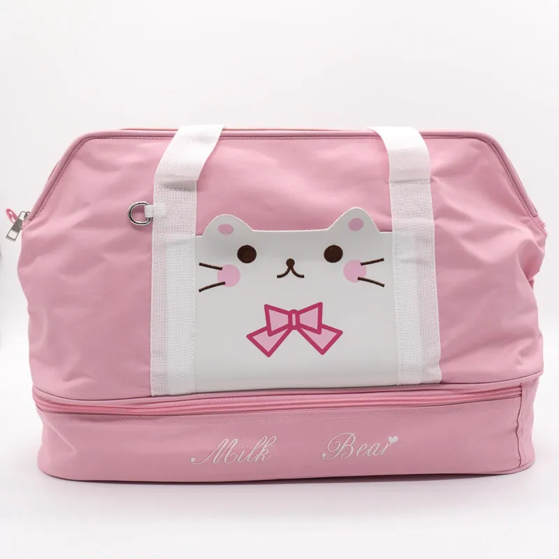 CUTE CAT MULTIFUNCTIONAL TRAVEL HANDBAG