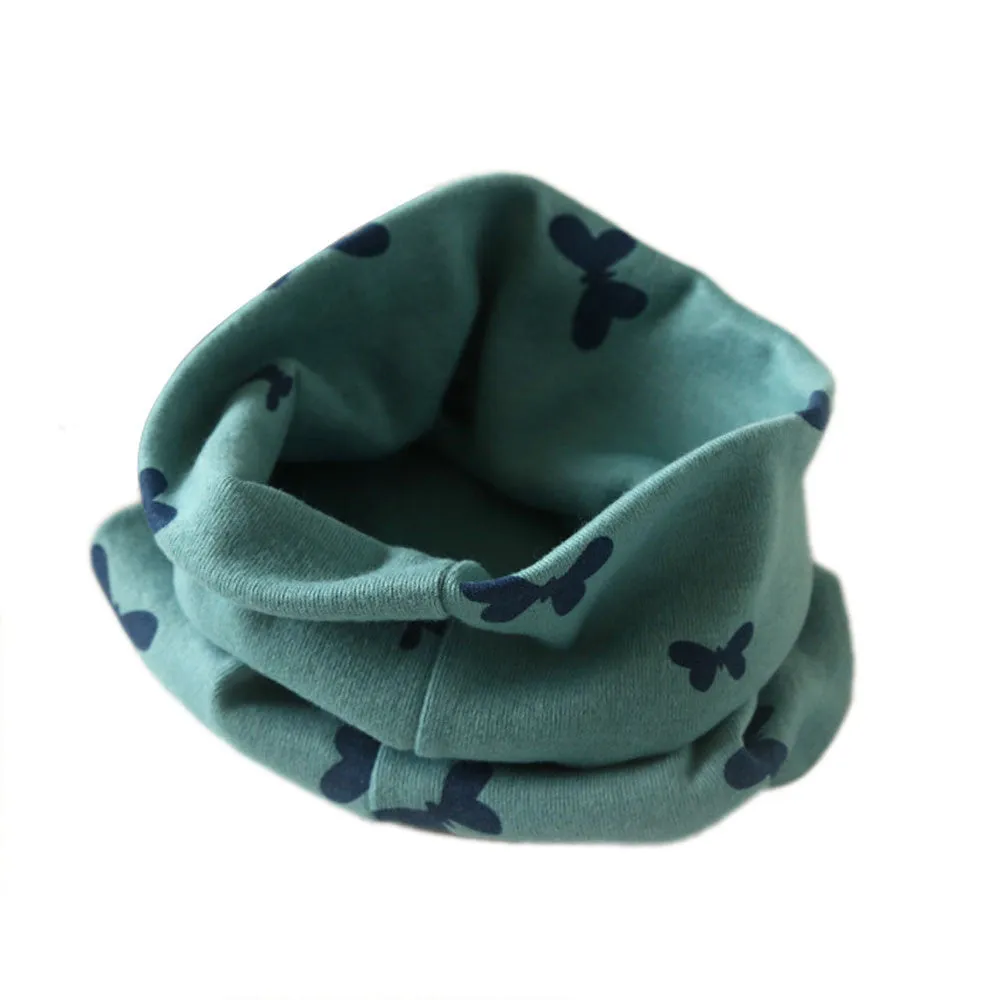 Cute Love Boys Girls Collar Baby Scarf Cotton O Ring Neck Scarves foulard warm knit scarf