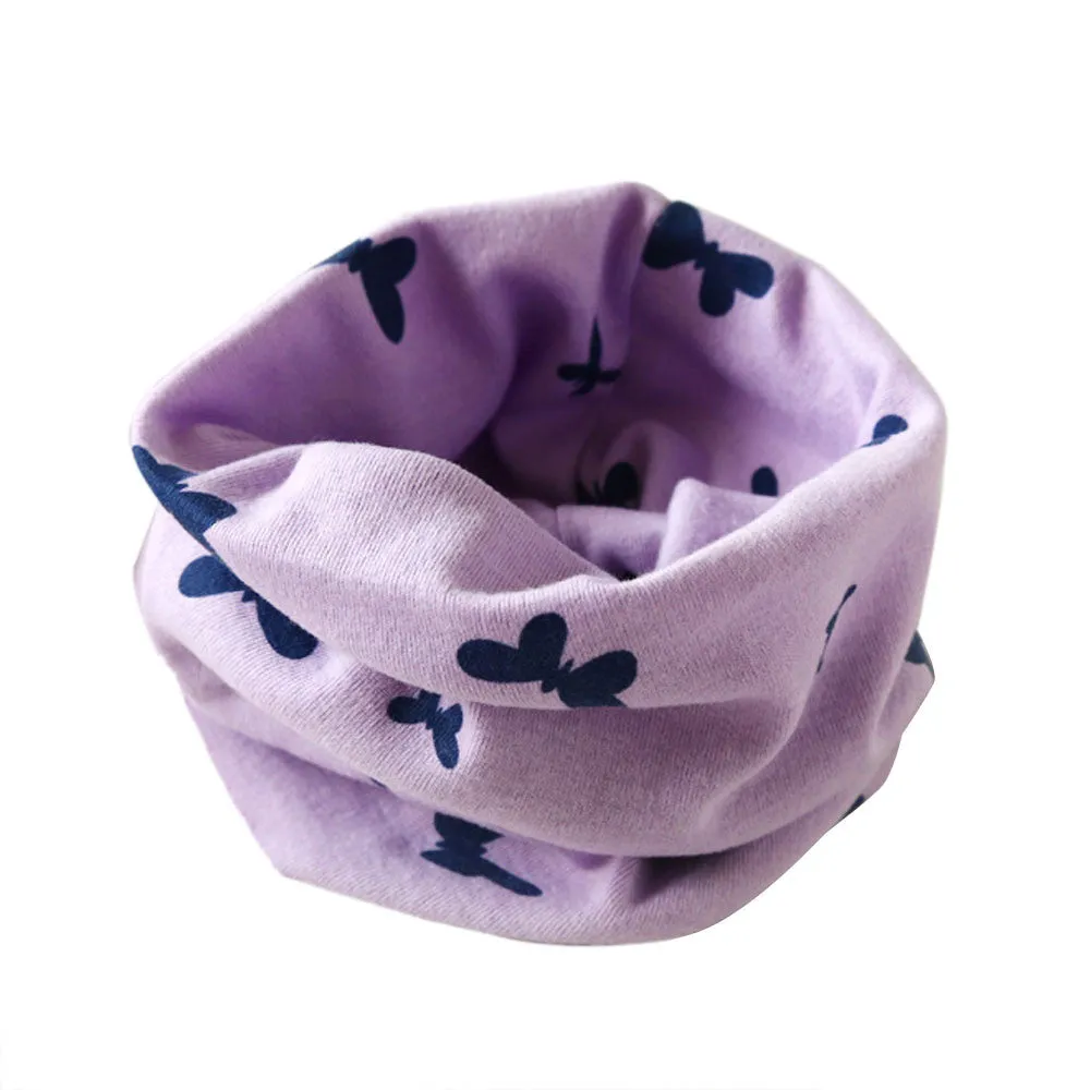 Cute Love Boys Girls Collar Baby Scarf Cotton O Ring Neck Scarves foulard warm knit scarf