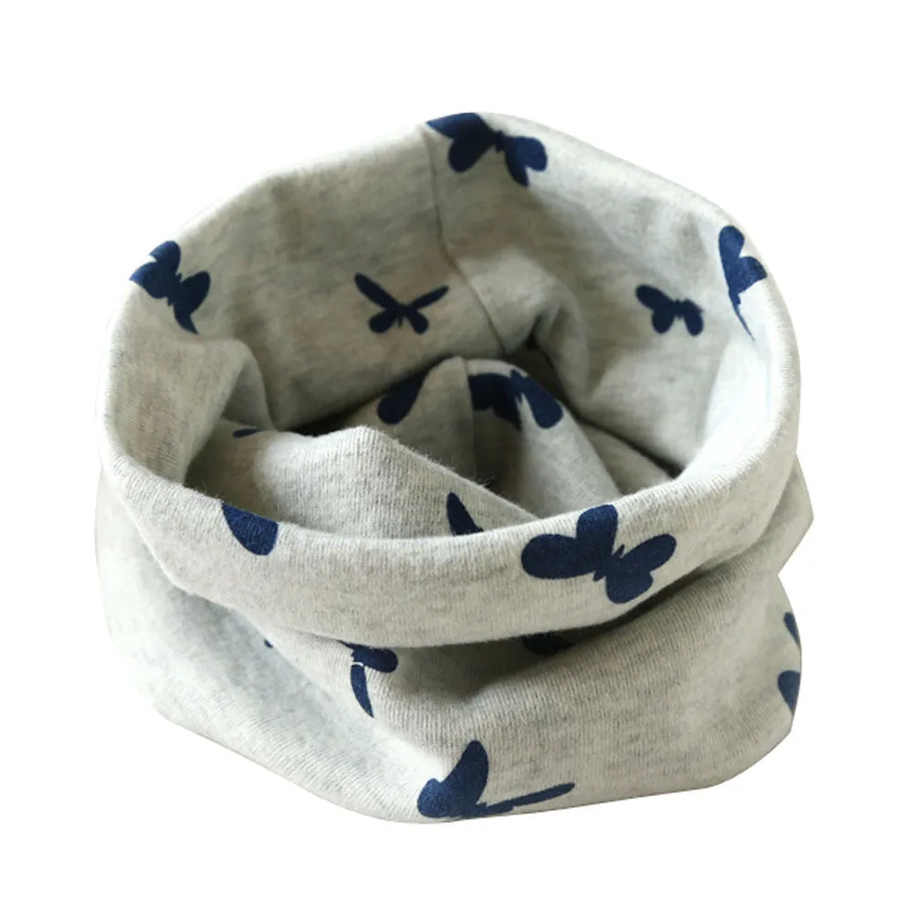 Cute Love Boys Girls Collar Baby Scarf Cotton O Ring Neck Scarves foulard warm knit scarf