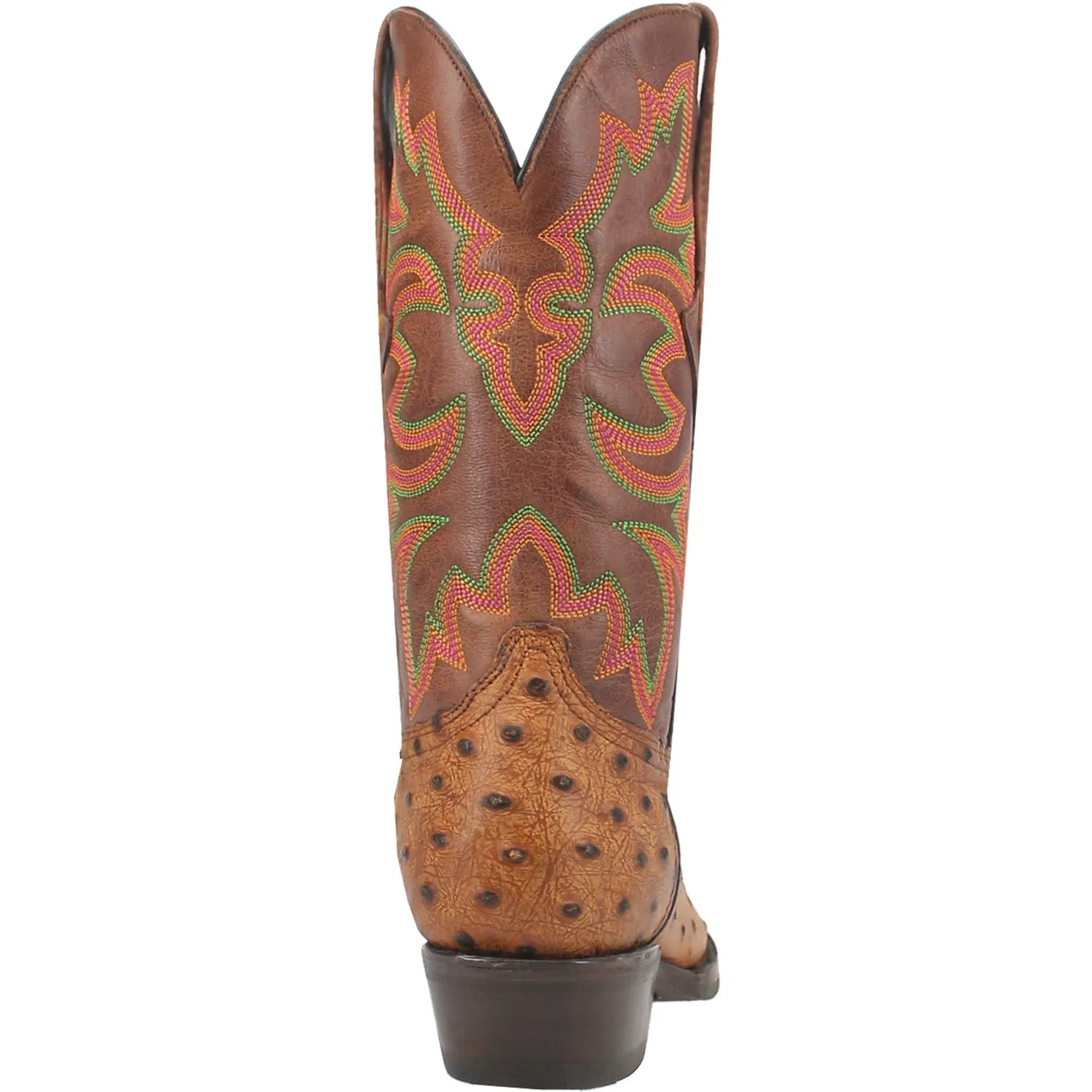 Dingo Mens Outlaw Tan Leather Cowboy Boots