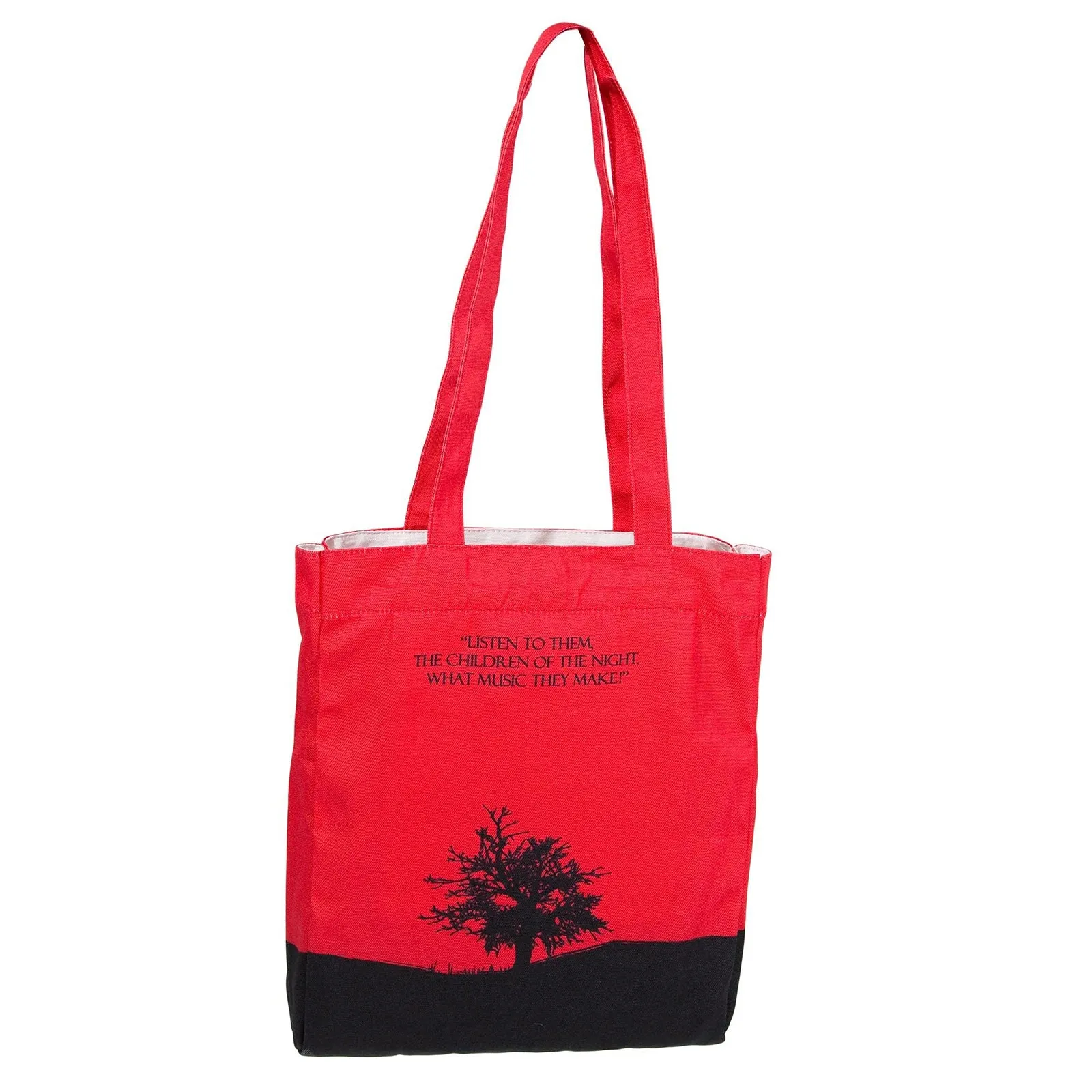 Dracula Moon Book Tote Bag