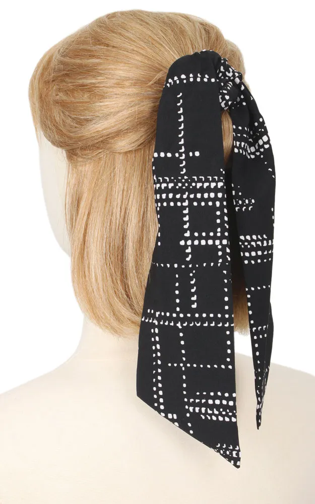 EAH2066 Abstract Print Hair Scarf (12PCS)