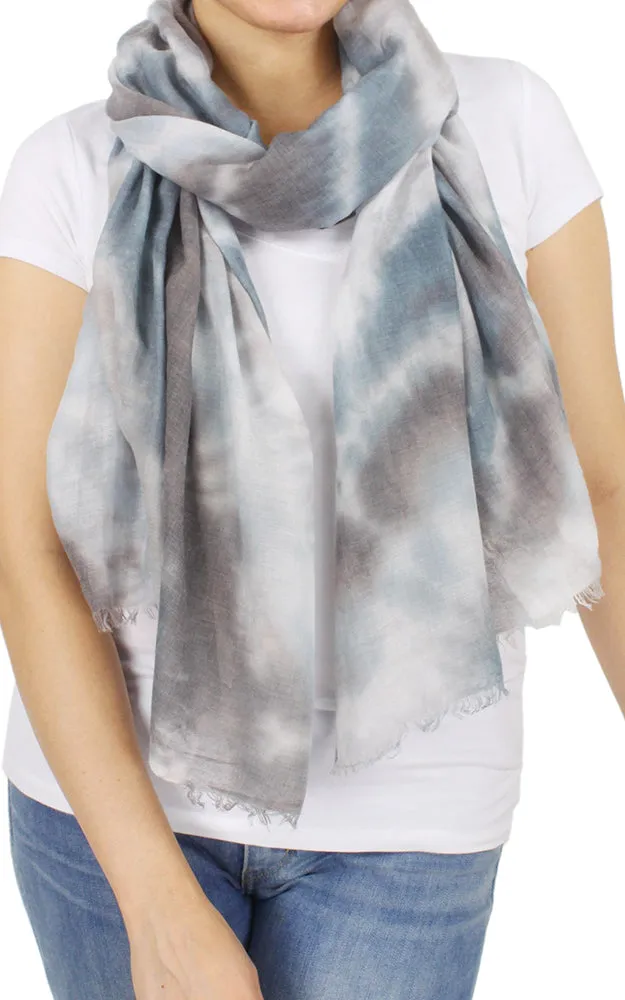 EAS9615 Tie Dye Pareo Scarf