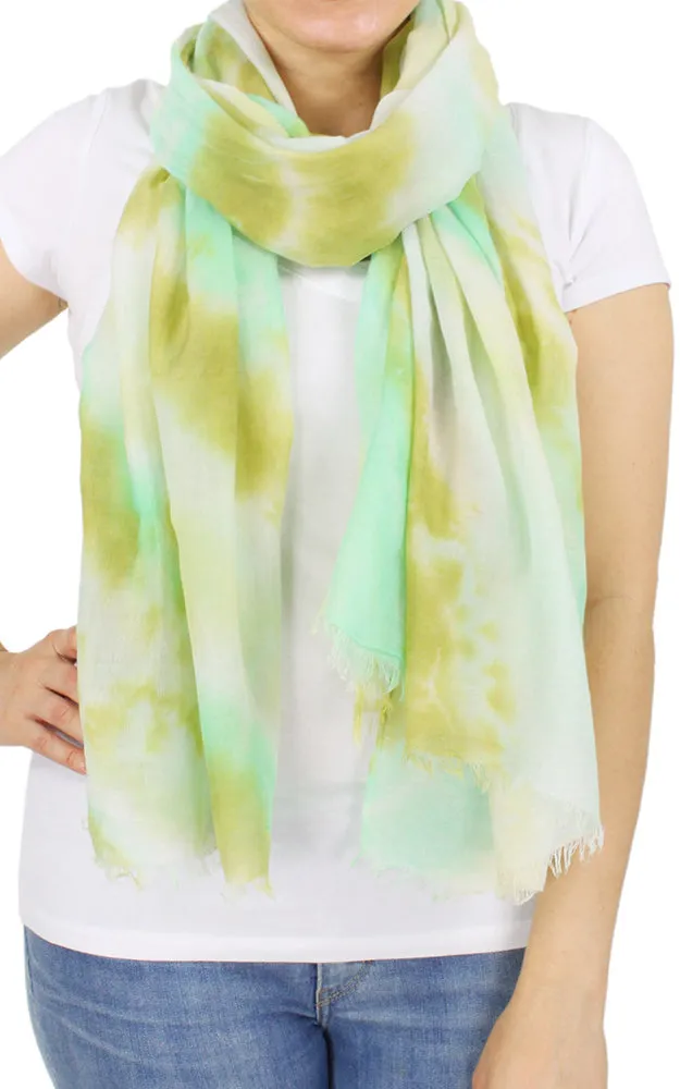 EAS9615 Tie Dye Pareo Scarf