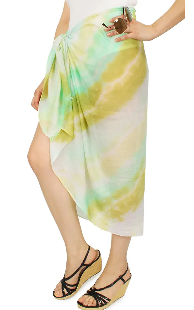 EAS9615 Tie Dye Pareo Scarf