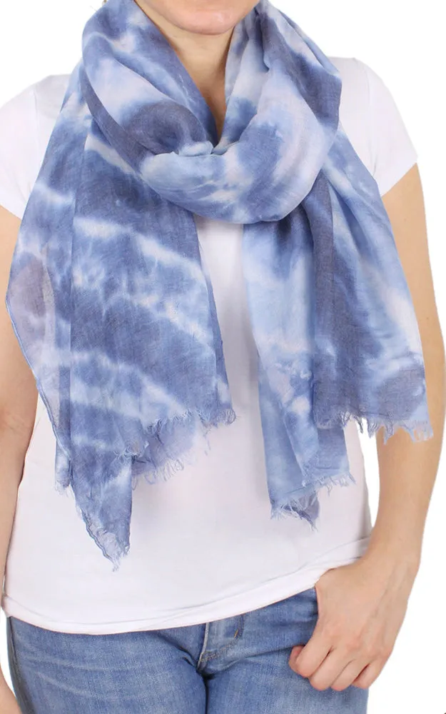 EAS9615 Tie Dye Pareo Scarf