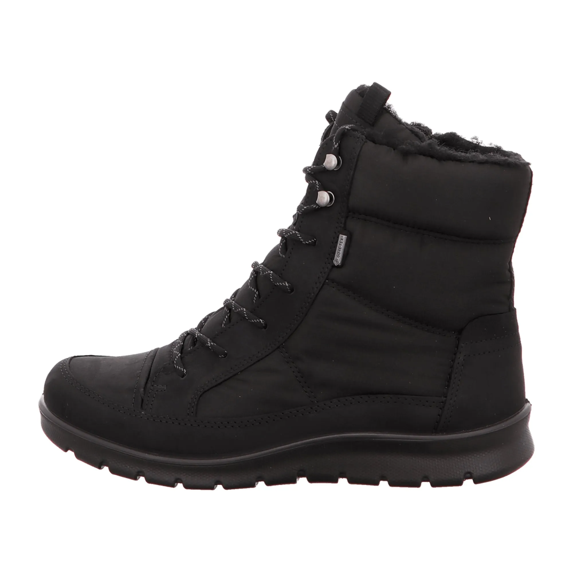 Ecco Babett GTX Women's Waterproof Black Leather Boots - Stylish & Durable