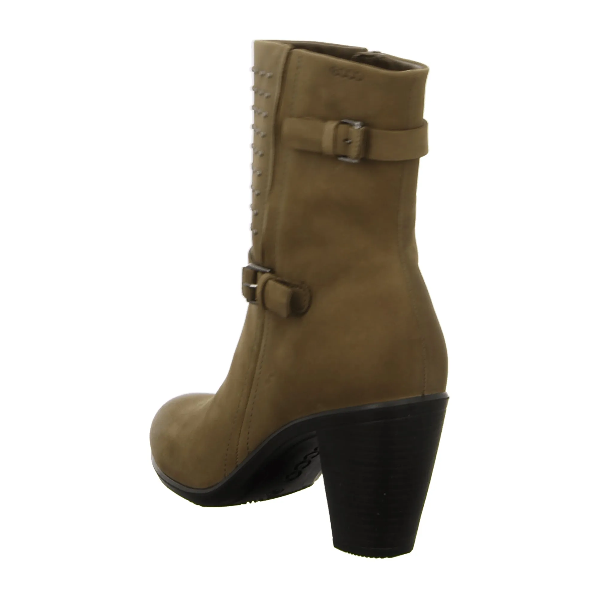 Ecco Touch 75 Women's Nubuck Boots in Light Brown - Durable & Stylish