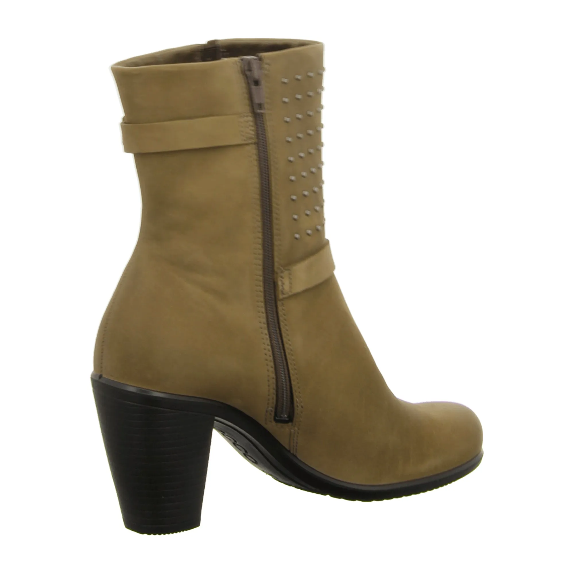 Ecco Touch 75 Women's Nubuck Boots in Light Brown - Durable & Stylish