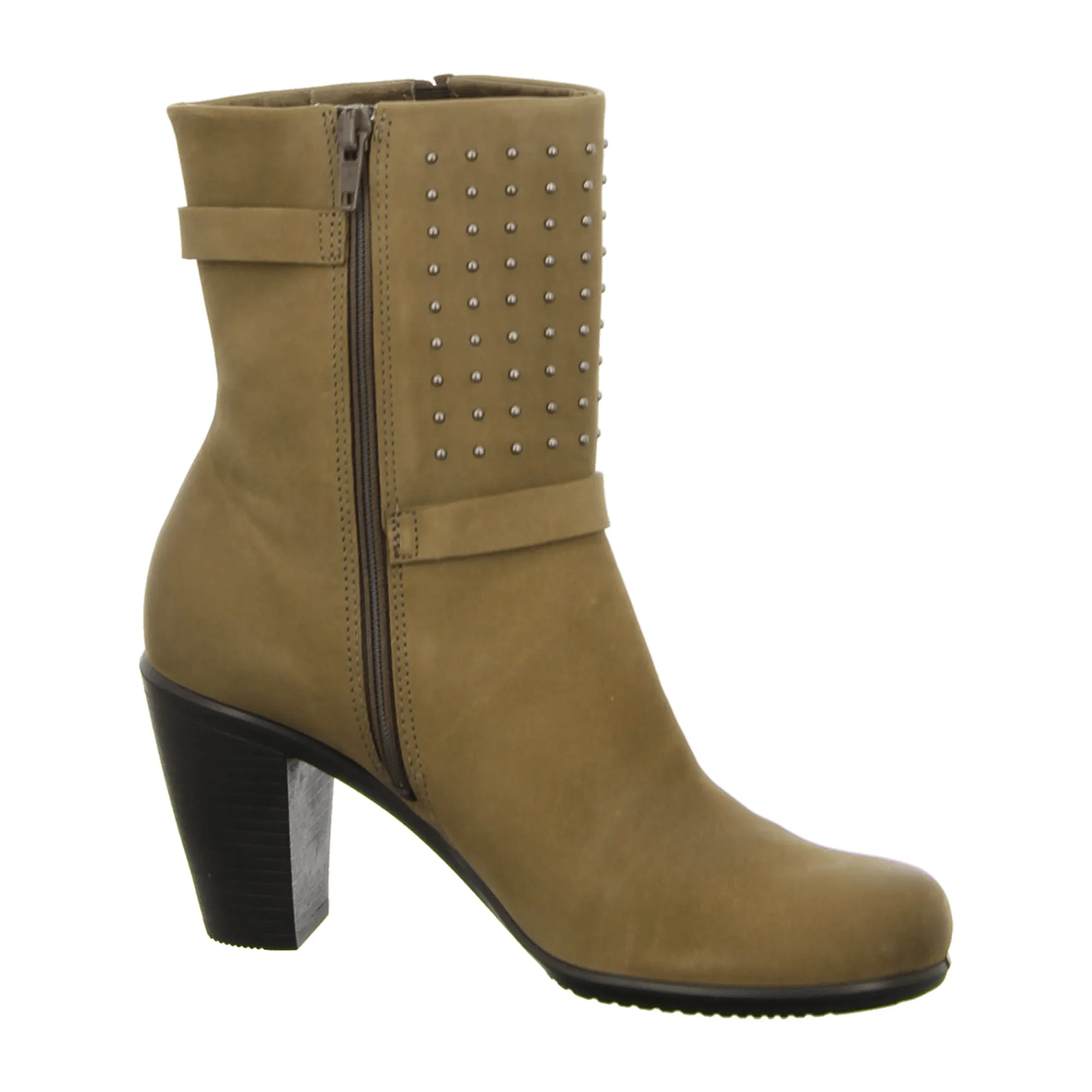 Ecco Touch 75 Women's Nubuck Boots in Light Brown - Durable & Stylish