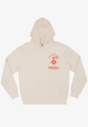 Everything Is Peachy Graphic Hoodie in Vanilla