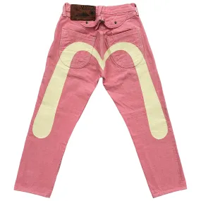 Evisu Daicock Pink Jeans