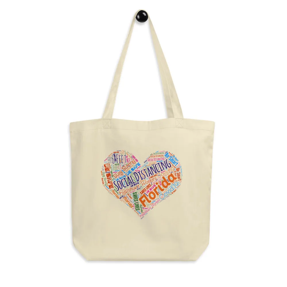 Florida - Social Distancing Tote Bag - Eco Friendly