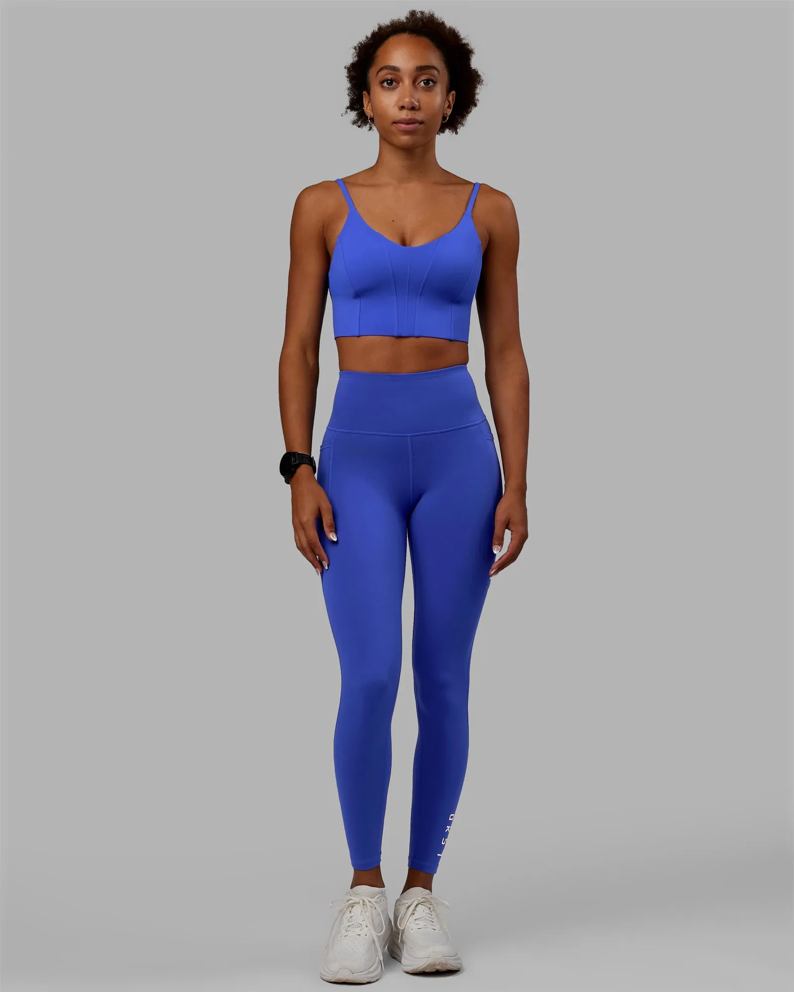 Flux Full Length Leggings - Power Cobalt