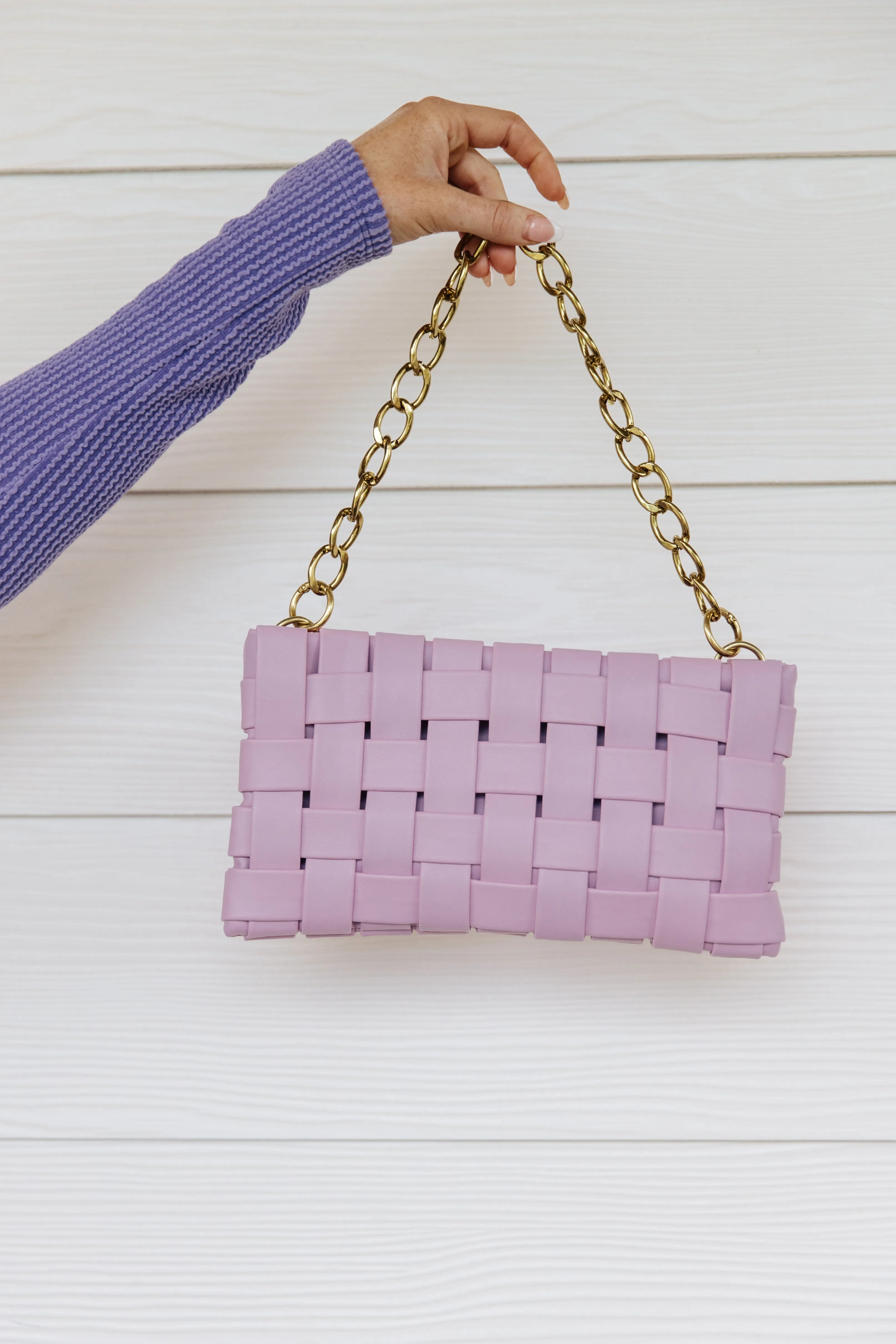 Forever Falling Handbag in Lilac