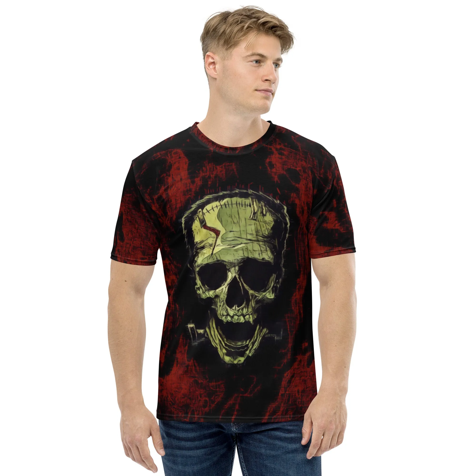 Frankenskull All Over Print T-Shirt