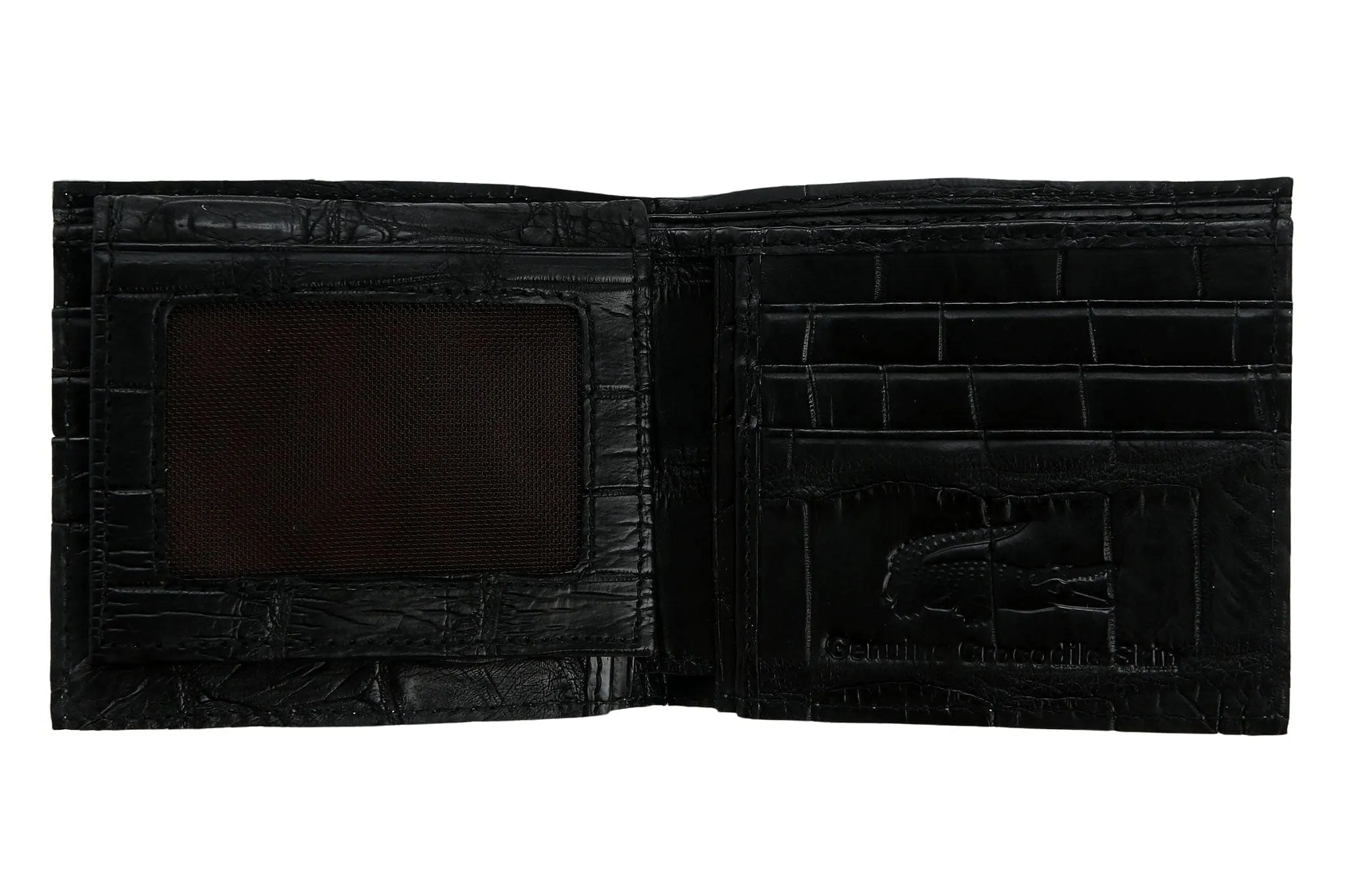 Genuine Ivory White Stomach Crocodile Wallet