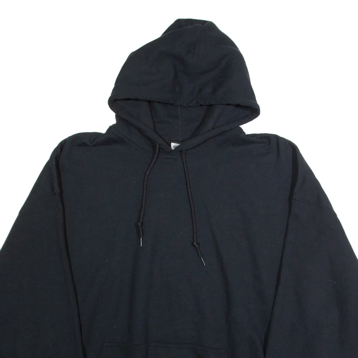 GILDAN Mens Black Hoodie 2XL