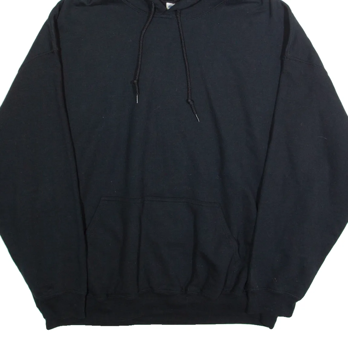 GILDAN Mens Black Hoodie 2XL