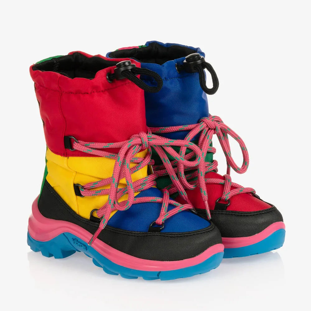 Girls Colourblock Snow Boots