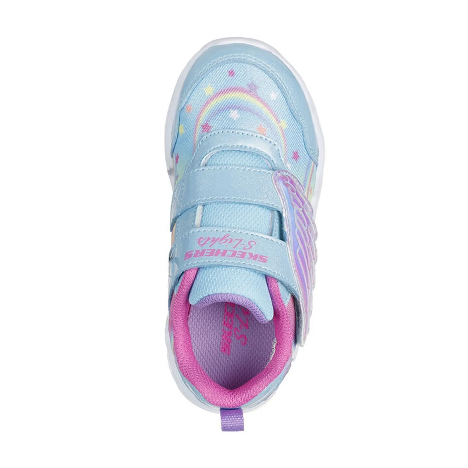 Girl's Skechers, S Lights: Twisty Glow Sneaker – Toddler