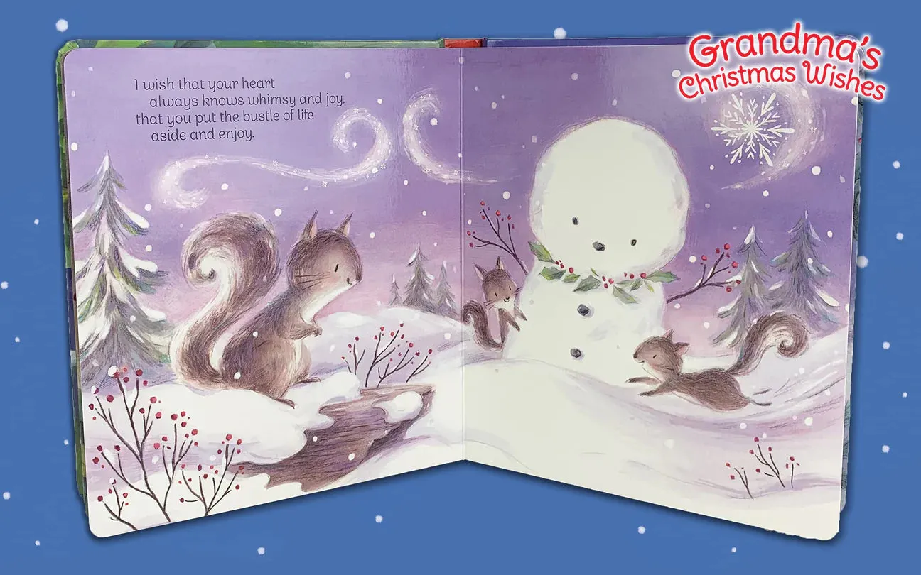 Grandma's Christmas Wishes: Board Book