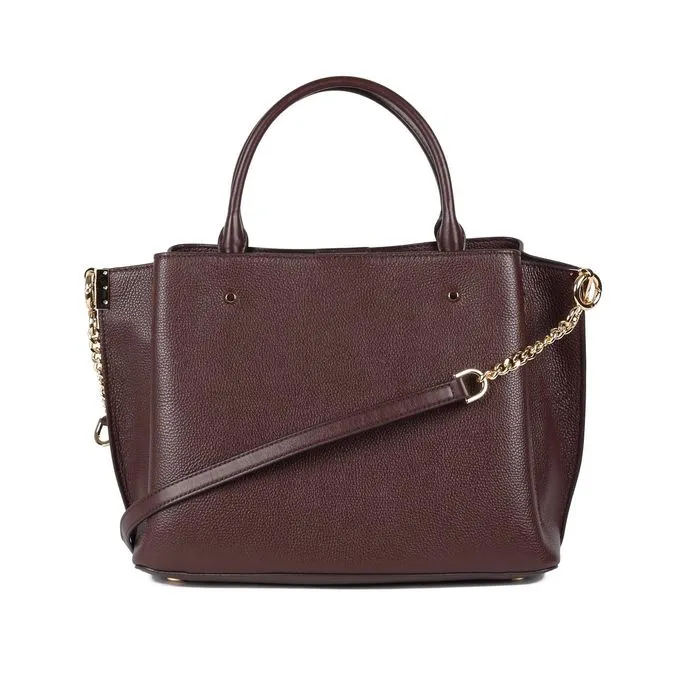 HANDBAG ARIELLE SATCHEL IN HAMMERED LEATHER Woman Barolo