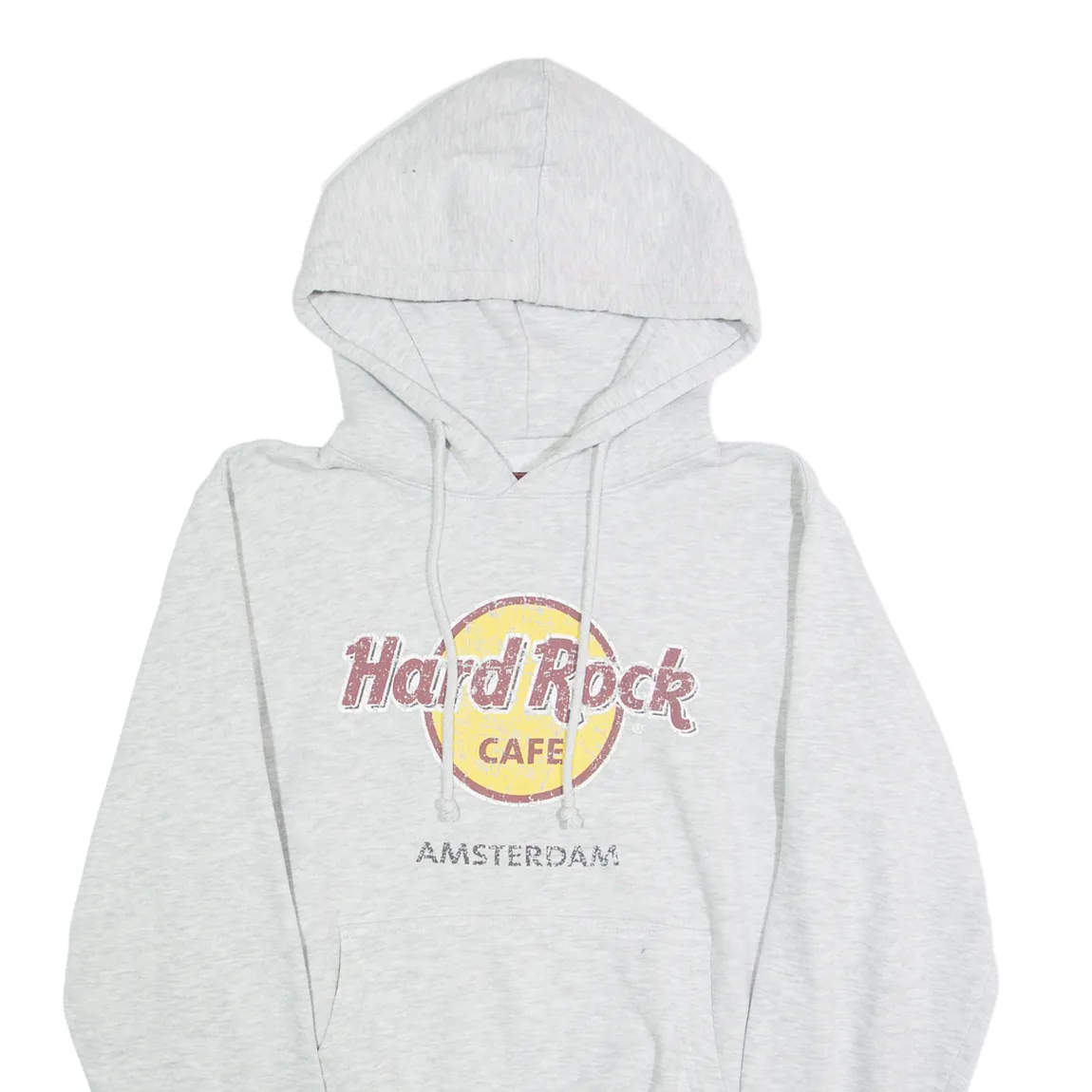 HARD ROCK CAFE Amsterdam Mens Grey Hoodie S