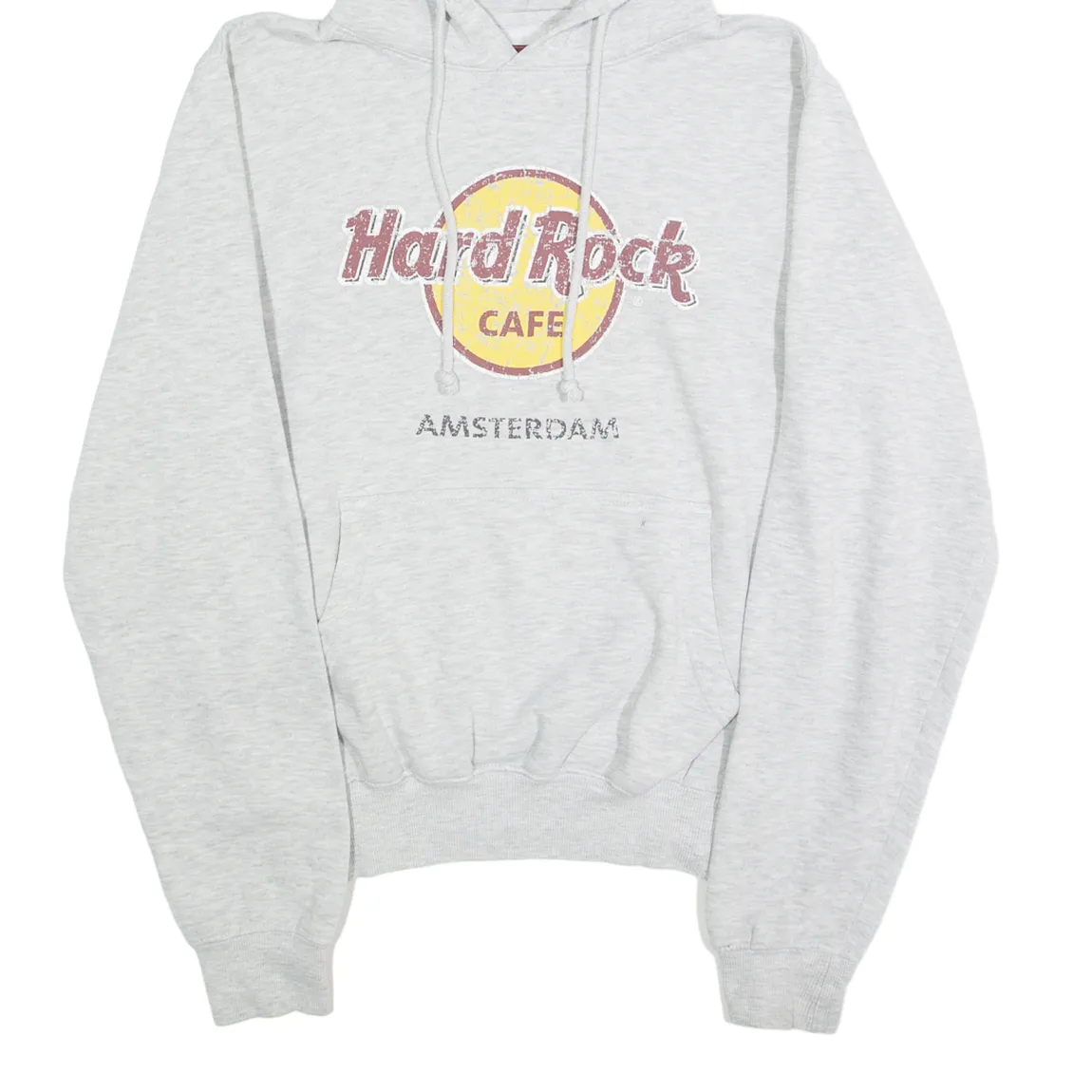 HARD ROCK CAFE Amsterdam Mens Grey Hoodie S