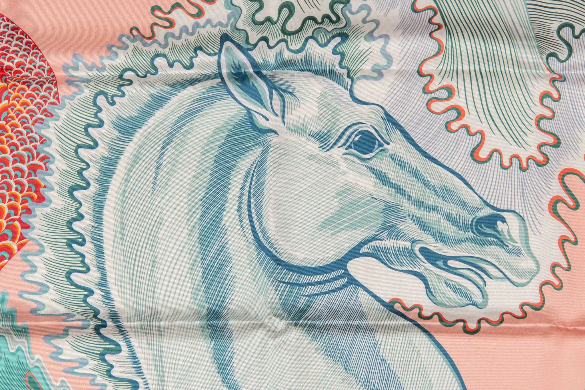 Hermès New Cheval Sirene Scarf Shirley