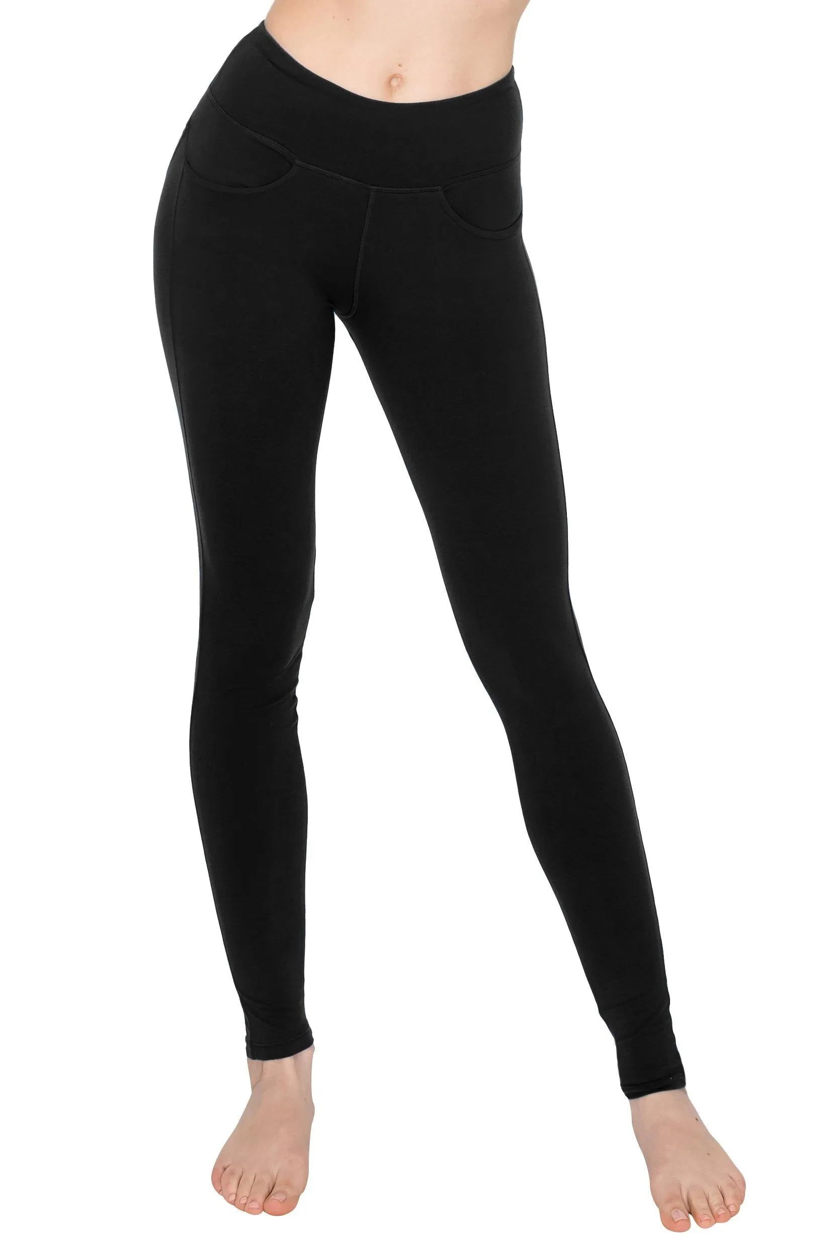 High Waist Leggings - Back Pockets