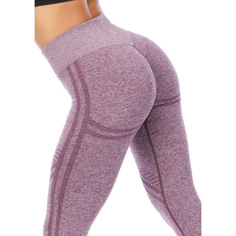 High Waist Scrunch Compression Seamless Leggings