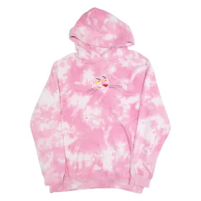 H&M Relaxed Fit Pink Panther Tie Dye Mens Pink Hoodie XL