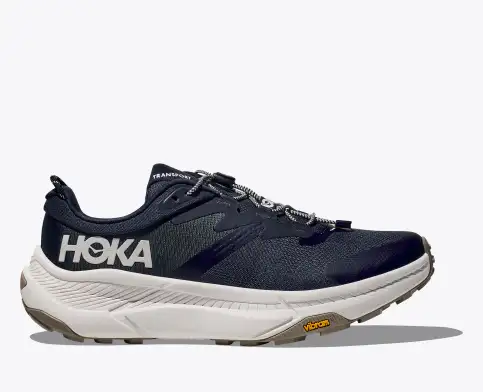 Hoka Men’s Transport Commuter Shoes-Varsity Navy/White