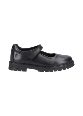 Hush Puppies Girls Black Tanya Senior School Shoes (Older 6-7)