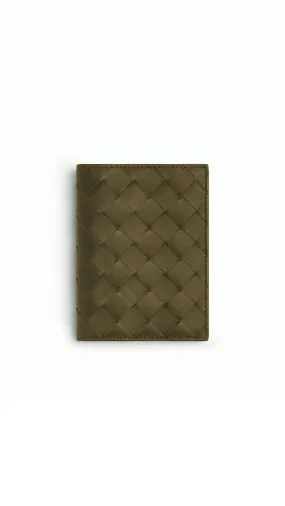 Intrecciato Flap Wallet - Mud