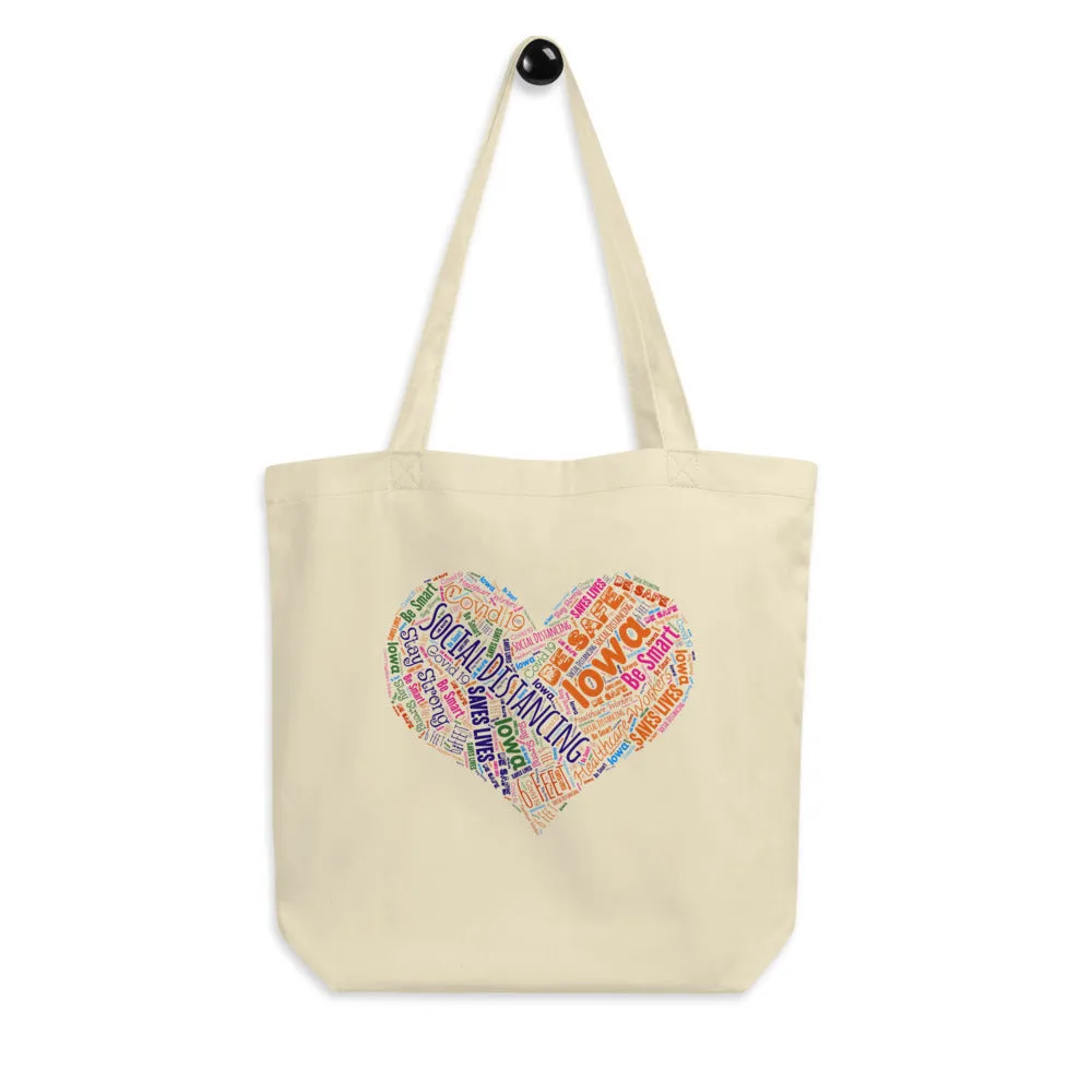 Iowa - Social Distancing Tote Bag - Eco Friendly