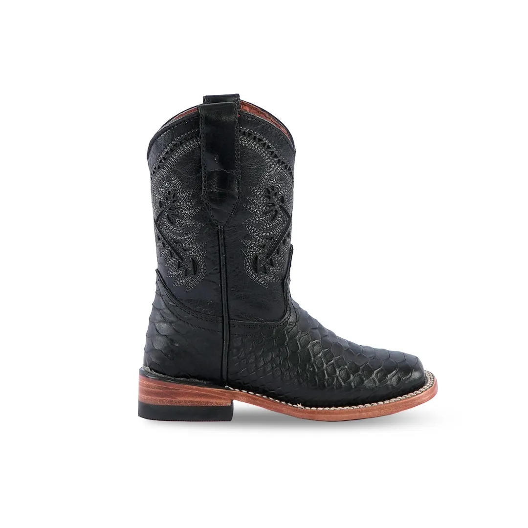 Kids Boot Python Black EST K11-1