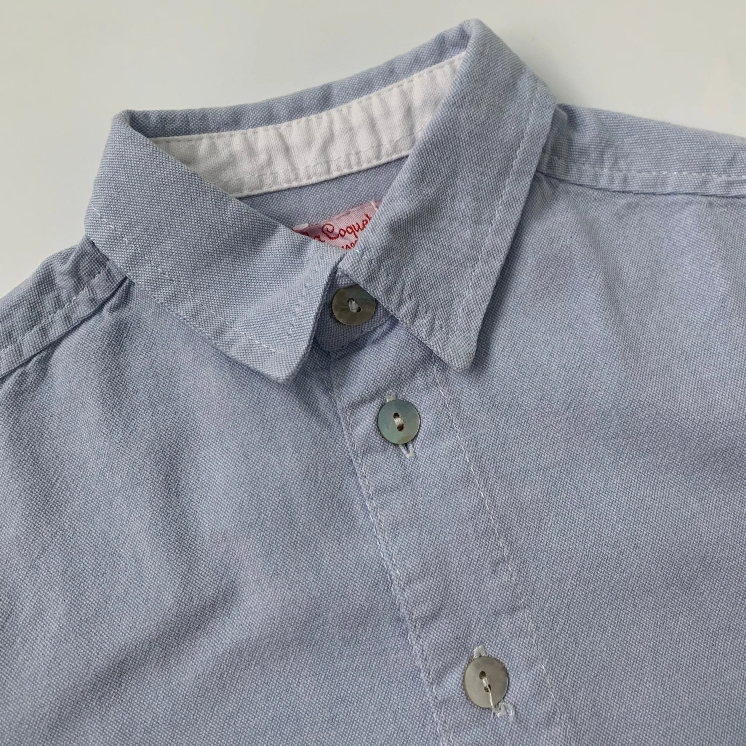 La Coqueta Pale Blue Chambray Shirt: 5 Years