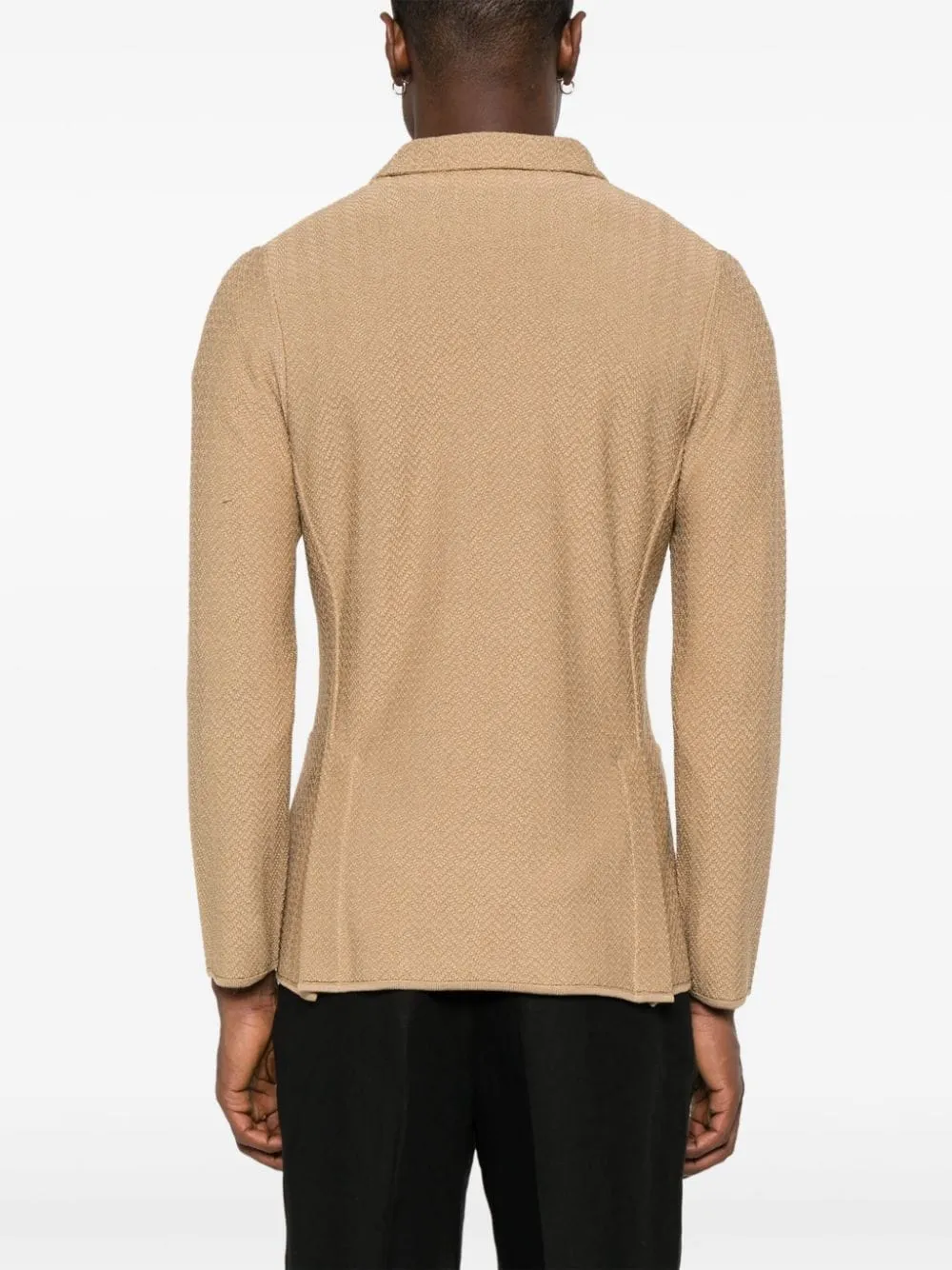 Lardini - Blazer croisé camel