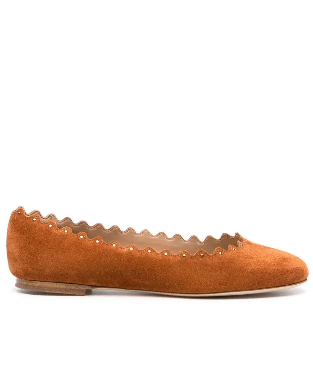 Lauren Ballet Flat in Ochre Delight