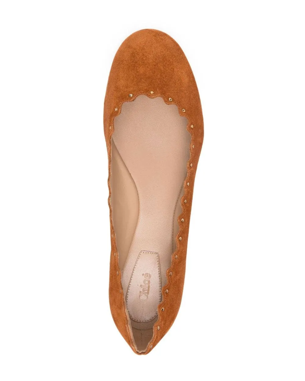 Lauren Ballet Flat in Ochre Delight