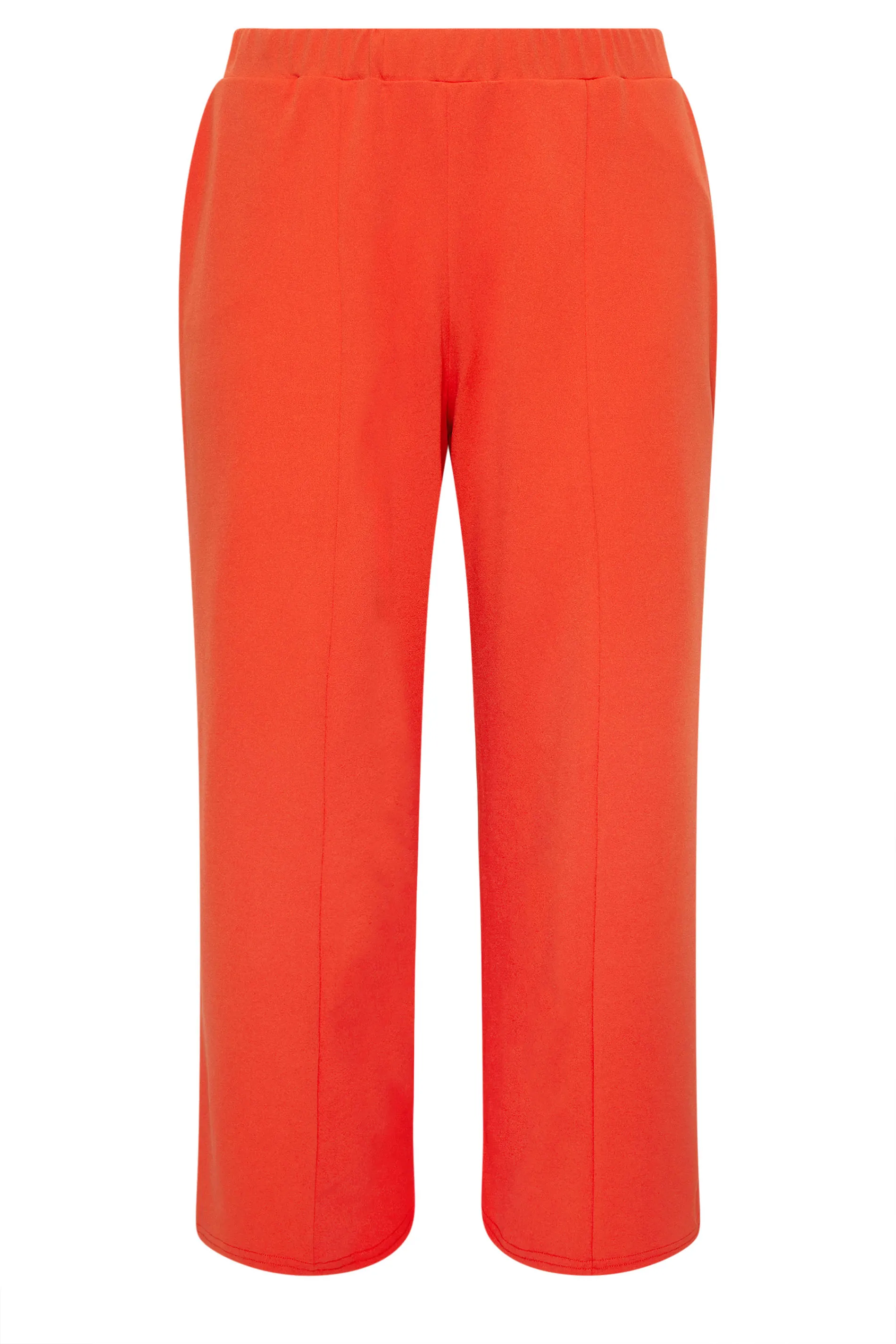 LIMITED COLLECTION Curve Bright Orange Wide Leg Trousers