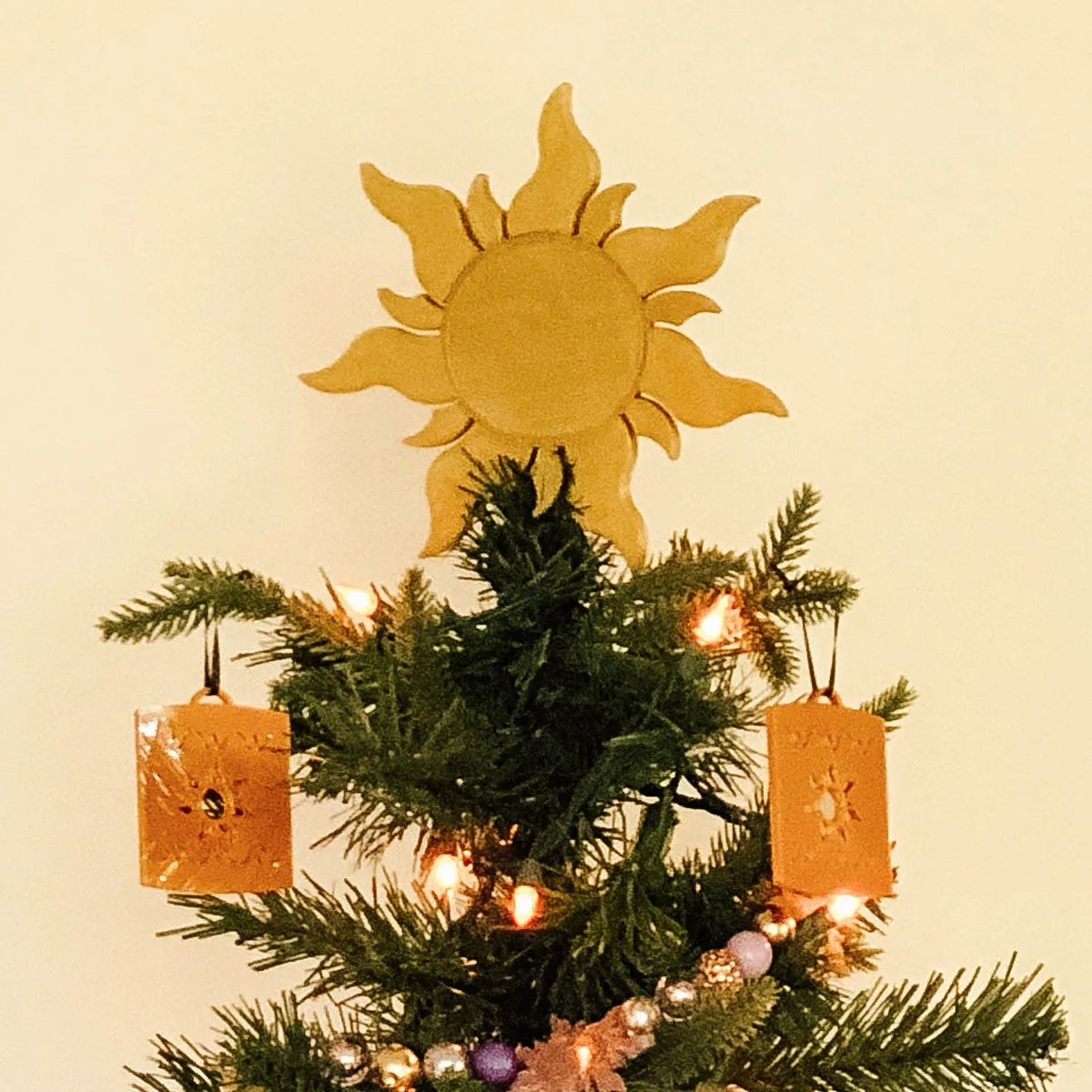 Lost Princess Sun Christmas Tree Topper