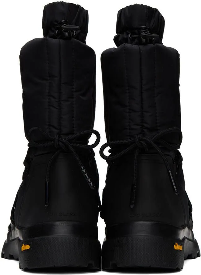 LOW CLASSIC Black Padding Boots