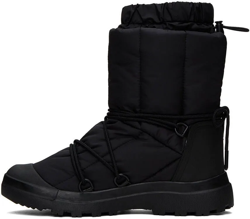 LOW CLASSIC Black Padding Boots