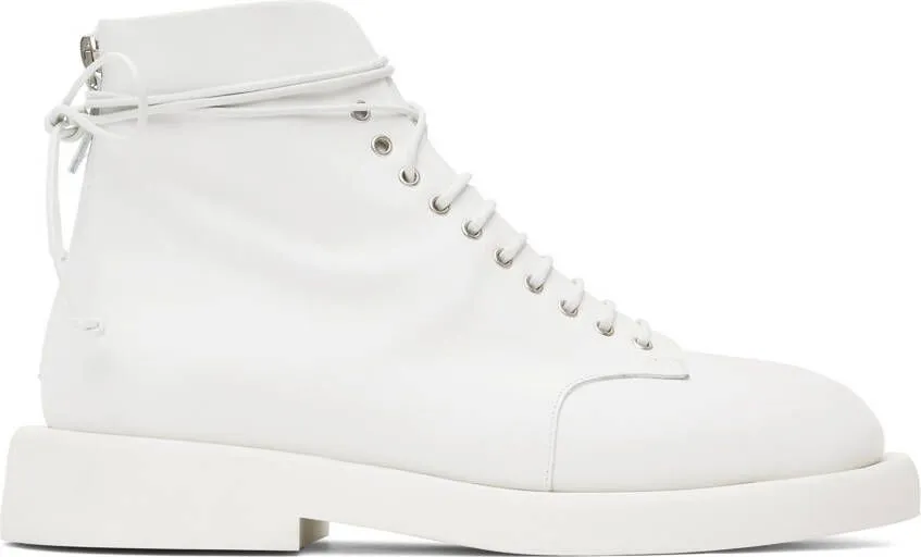 Marsèll White Gomme Gommello Boots