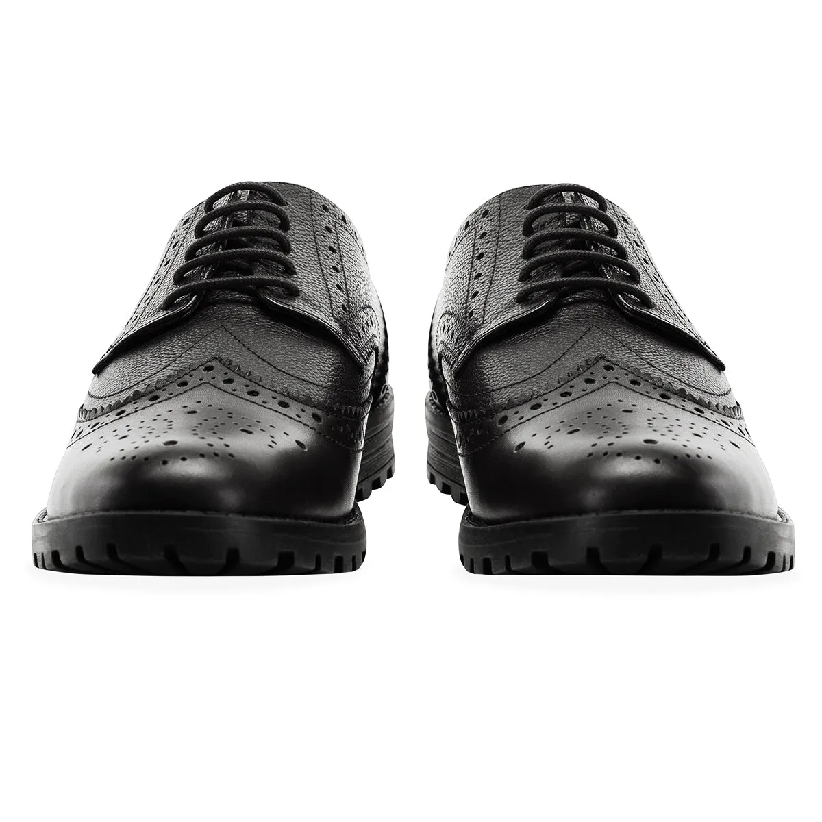 MENS JAMES BLACK DERBY BROGUE SHOE