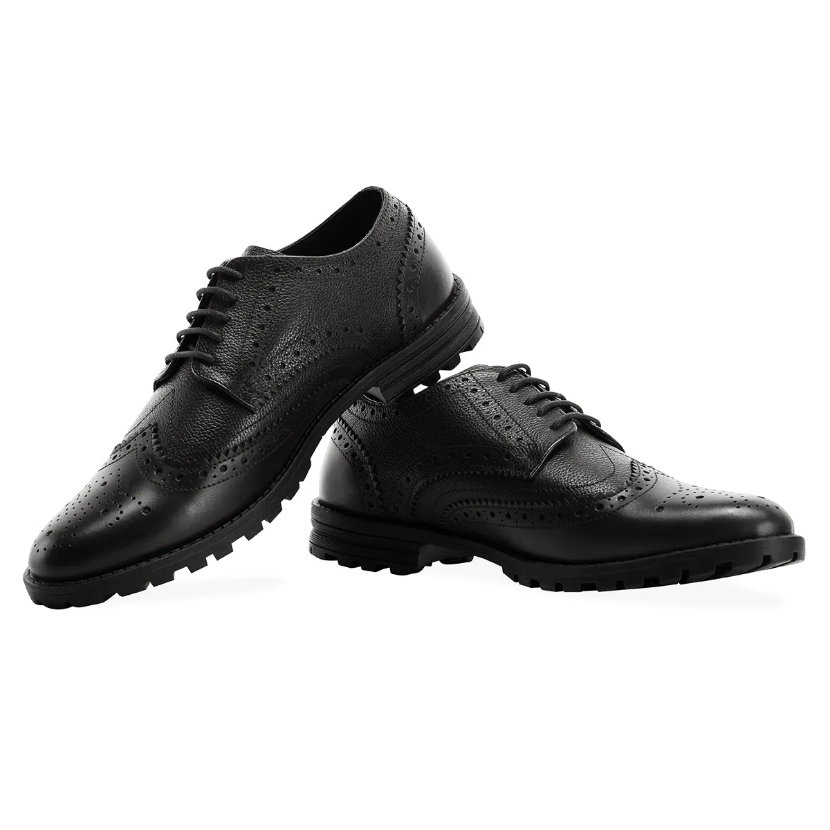 MENS JAMES BLACK DERBY BROGUE SHOE